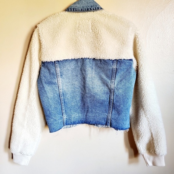 Abercrombie sherpa jean jacket - Picture 8 of 8